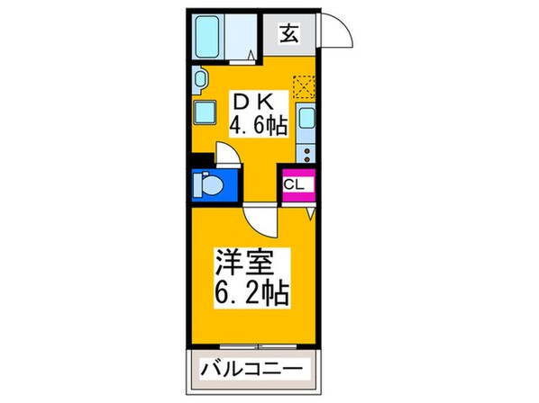 バウハウス鷹合の物件間取画像